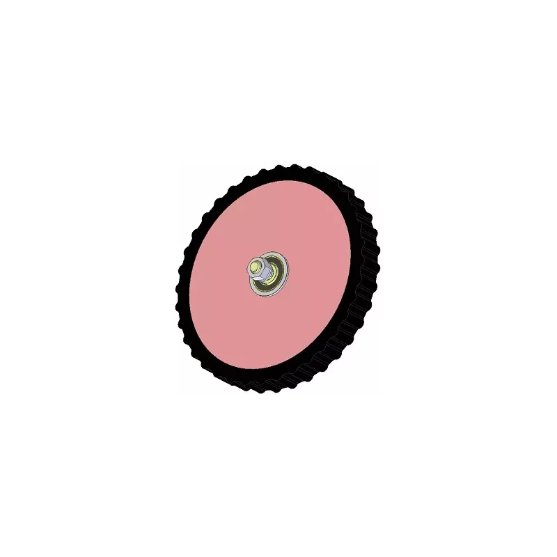 Rouleau n° 234 – rouleau presseur en acier-caoutchouc Ø340 mm pour machines Wuhlmaus | OEM Wuhlmaus 000.03.142.00 | fabricant KiJ