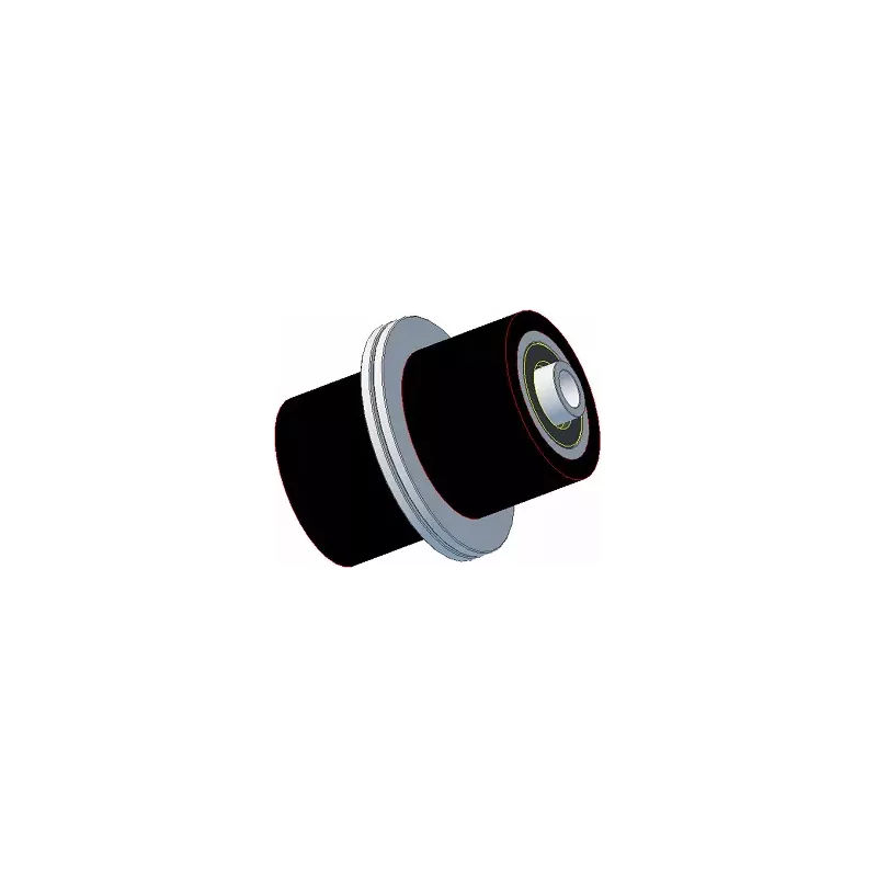 Rouleau n° 240 – rouleau en acier-caoutchouc Ø75 mm pour machines Grimme | OEM Grimme 200.29753 | fabricant KiJ