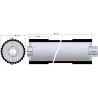Rouleau n° 273 – arbre de support en acier-caoutchouc Ø192 mm pour machines Grimme | OEM Grimme 076.00859 | fabricant KiJ