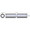 Rouleau n° 277 – rouleau en acier-caoutchouc Ø122 mm pour machines Ploeger | OEM Ploeger 184.221.00 | fabricant KiJ