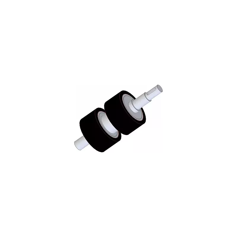 Rouleau n° 278 – rouleau d'entraînement en acier-caoutchouc pour machines Ploeger | OEM Ploeger 161.545.01 | fabricant KiJ
