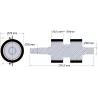 Rouleau n° 278 – rouleau d'entraînement en acier-caoutchouc pour machines Ploeger | OEM Ploeger 161.545.01 | fabricant KiJ
