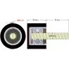 Rouleau n° 284 – rouleau porteur en acier-caoutchouc Ø80 mm pour machines Dewulf | OEM Dewulf 2660005C | fabricant KiJ