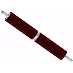 Rouleau n° 299 – arbre d'entraînement en acier-caoutchouc Ø122 mm | OEM 184.221.00 | fabricant KiJ