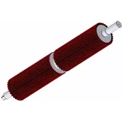 Rouleau n° 301 – arbre d'entraînement en acier-caoutchouc Ø122 mm | OEM 187.235.00 | fabricant KiJ