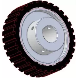 Rouleau n° 333 – rouleau Ø220 mm pour machines Wuhlmaus | fabricant KiJ