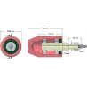 Rouleau n° 31 – rouleau de guidage Ø64 mm pour machines Grimme | OEM Grimme 20006349 | fabricant KiJ