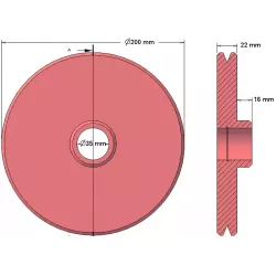 Rouleau n° 40 – rouleau Ø200 mm | fabricant KiJ