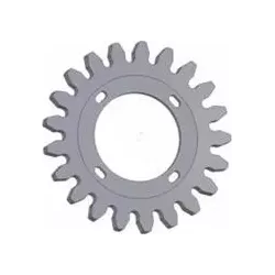 Rouleau n° 73 – rouleau d'entraînement en fonte Ø295 mm, pas 40 mm, pour machines Grimme | OEM Grimme 200.06504, 006.00294 | fabricant KiJ