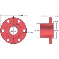 Rouleau n° 77 – moyeu de rouleau Ø65 mm pour arracheuse de pommes de terre Bolko Z-643 | fabricant KiJ
