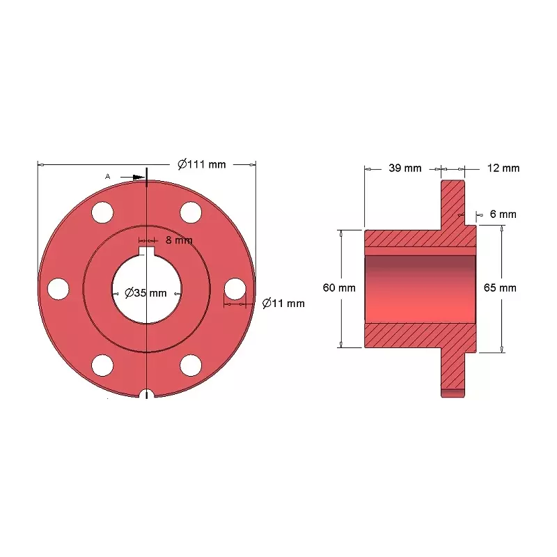 Rouleau n° 77 – moyeu de rouleau Ø65 mm pour arracheuse de pommes de terre Bolko Z-643 | fabricant KiJ