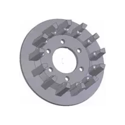 Rouleau n° 78 – rouleau d'entraînement en fonte Ø170 mm, pas 44 mm, pour arracheuse de pommes de terre Bolko Z-643 | fabricant KiJ
