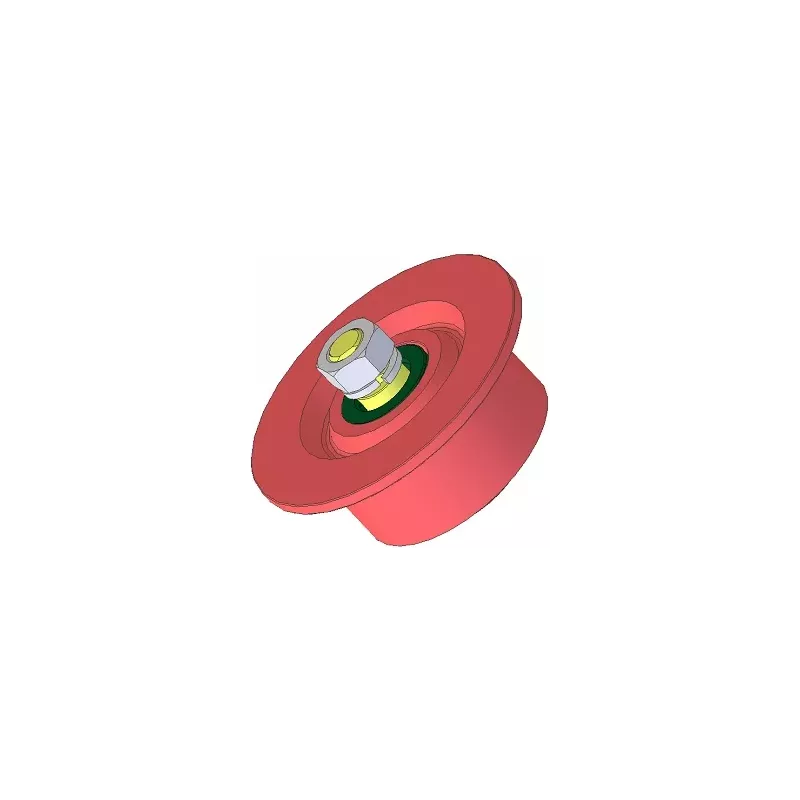 Rouleau n° 81 – rouleau de renvoi en acier Ø100 mm pour arracheuse de pommes de terre Anna Z644 | OEM Anna 564421016 | fabricant KiJ