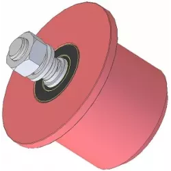 Rouleau n° 86 – rouleau de renvoi en acier Ø90 mm pour arracheuse de pommes de terre Anna Z644 | OEM Anna 564421015 | fabricant KiJ