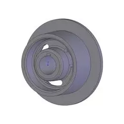 Rouleau n° 88 – rouleau de renvoi Ø118 mm pour arracheuse de pommes de terre Anna Z644 | OEM Anna 5644-51-009 | fabricant KiJ