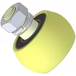 Rouleau n° 90 – rouleau en fonte Ø72 mm pour machines Wuhlmaus | OEM Wuhlmaus 5644-33-002, 000.03.005.00 | fabricant KiJ