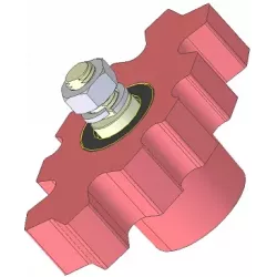 Rouleau n° 91 – rouleau secoueur en fonte pour arracheuse de pommes de terre Anna Z644 | OEM Anna 564438003 | fabricant KiJ