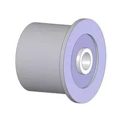 Rouleau n° 124 – rouleau de renvoi en acier Ø78 mm | fabricant KiJ