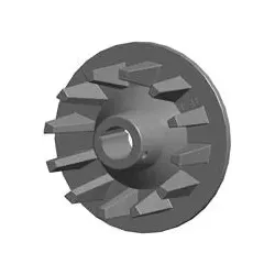 Rouleau n° 130 – rouleau d'entraînement en fonte Ø140 mm, pas 40 mm, pour machines Grimme Europa Standard | OEM Grimme 006.00089 | fabricant KiJ