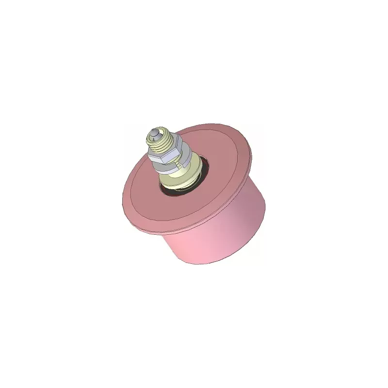 Rouleau n° 132 – rouleau de renvoi en fonte Ø100 mm pour machines Grimme | OEM Grimme 200.00807 | fabricant KiJ