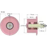 Rouleau n° 132 – rouleau de renvoi en fonte Ø100 mm pour machines Grimme | OEM Grimme 200.00807 | fabricant KiJ