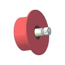 Rouleau n° 144 – rouleau de renvoi en fonte Ø110 mm | OEM 6.33.00-2 | fabricant KiJ