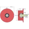 Rouleau n° 144 – rouleau de renvoi en fonte Ø110 mm | OEM 6.33.00-2 | fabricant KiJ