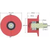 Rouleau n° 145 – rouleau de renvoi en fonte Ø75 mm | OEM 6.32.00-2 | fabricant KiJ