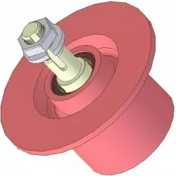 Rouleau n° 160 – rouleau de renvoi en fonte Ø91 mm | fabricant KiJ