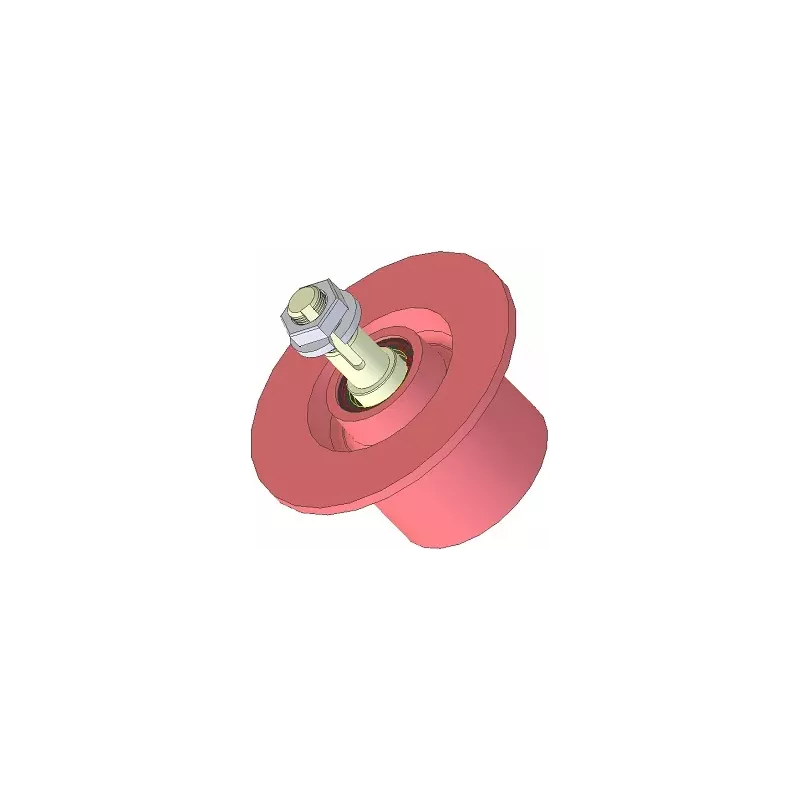 Rouleau n° 160 – rouleau de renvoi en fonte Ø91 mm | fabricant KiJ