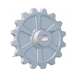 Rouleau n° 173 – roue dentée en fonte Ø210 mm pour machines Hassia | fabricant KiJ