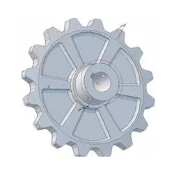 Rouleau n° 174 – roue dentée en fonte Ø210 mm | OEM 035068 | fabricant KiJ