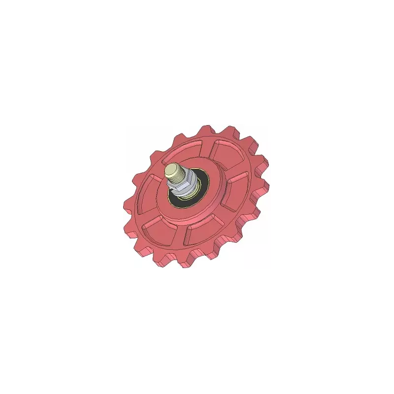 Rouleau n° 175 – roue dentée en fonte Ø210 mm | OEM 036245/1 | fabricant KiJ