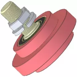 Rouleau n° 176 – rouleau porteur | OEM 036241/1 | fabricant KiJ