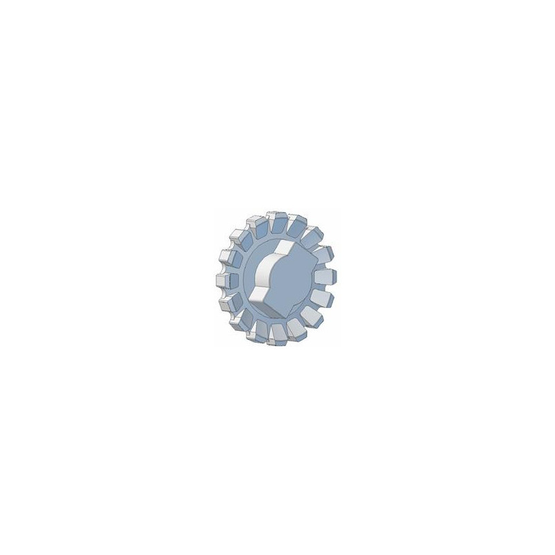 Rouleau n° 181 – rouleau d'entraînement en fonte Ø210 mm, pas 36/40 mm | fabricant KiJ