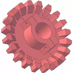 Rouleau n° 183 – rouleau d'entraînement en fonte Ø203 mm, pas 28 mm | fabricant KiJ
