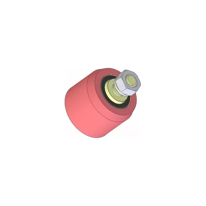 Rouleau n° 268 – rouleau porteur en acier Ø80 mm pour machines AVR | OEM AVR 3102.15.20 | fabricant KiJ