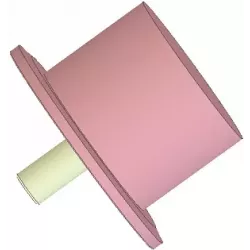 Rouleau n° 290 – rouleau porteur en acier Ø90 mm pour machines Dewulf | OEM Dewulf 2660004A | fabricant KiJ