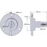 Rouleau n° 300 – moyeu de rouleau en acier Ø50 mm pour machines Dewulf | OEM Dewulf 7010914 | fabricant KiJ