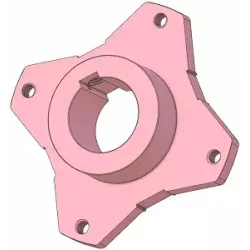 Rouleau n° 307 – moyeu de rouleau en acier pour machines Dewulf | OEM Dewulf 7023082 | fabricant KiJ