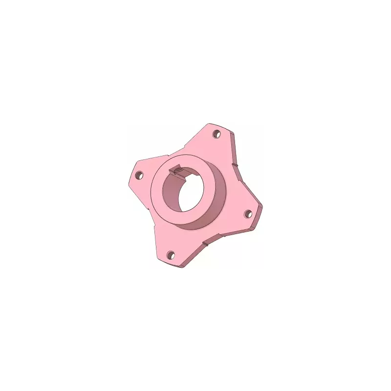 Rouleau n° 307 – moyeu de rouleau en acier pour machines Dewulf | OEM Dewulf 7023082 | fabricant KiJ