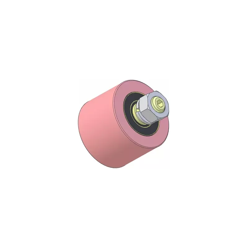 Rouleau n° 322 – rouleau porteur en acier Ø80 mm pour machines Sandei | OEM Sandei D0021 | fabricant KiJ