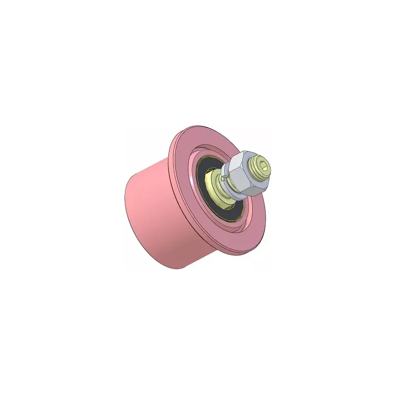 Rouleau n° 323 – rouleau de renvoi en acier Ø80 mm pour machines Sandei | OEM Sandei D0020 | fabricant KiJ