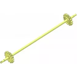 Rouleau n° 337 – rouleau Ø143 mm, pas 28 mm | fabricant KiJ