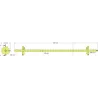 Rouleau n° 337 – rouleau Ø143 mm, pas 28 mm | fabricant KiJ
