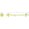 Rouleau n° 338 – rouleau Ø174 mm, pas 32 mm | fabricant KiJ