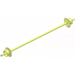 Rouleau n° 339 – rouleau Ø154 mm, pas 32 mm | fabricant KiJ