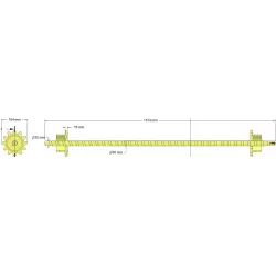 Rouleau n° 339 – rouleau Ø154 mm, pas 32 mm | fabricant KiJ