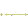 Rouleau n° 339 – rouleau Ø154 mm, pas 32 mm | fabricant KiJ