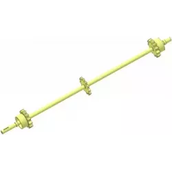 Rouleau n° 340 – rouleau Ø172 mm, pas 36 mm | fabricant KiJ